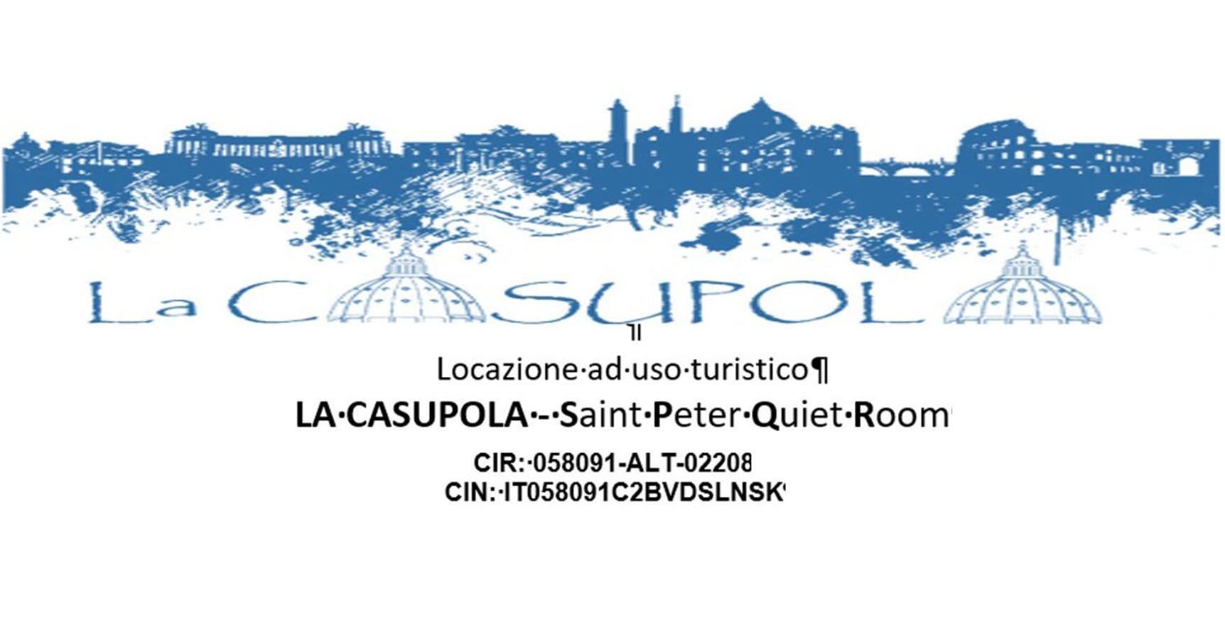 La Casupola Saint Peter'S Quiet Room 로마 외부 사진